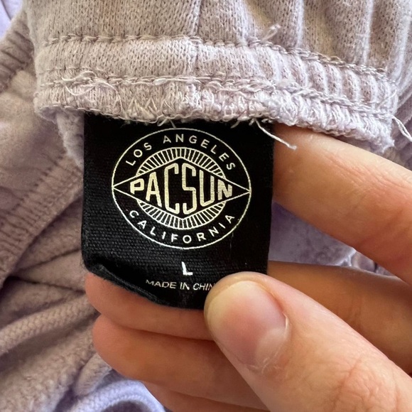 PacSun Light Purple Joggers - Picture 3 of 4